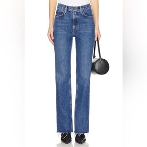 NWOT Agolde Leena Bootcut Jeans - Placebo